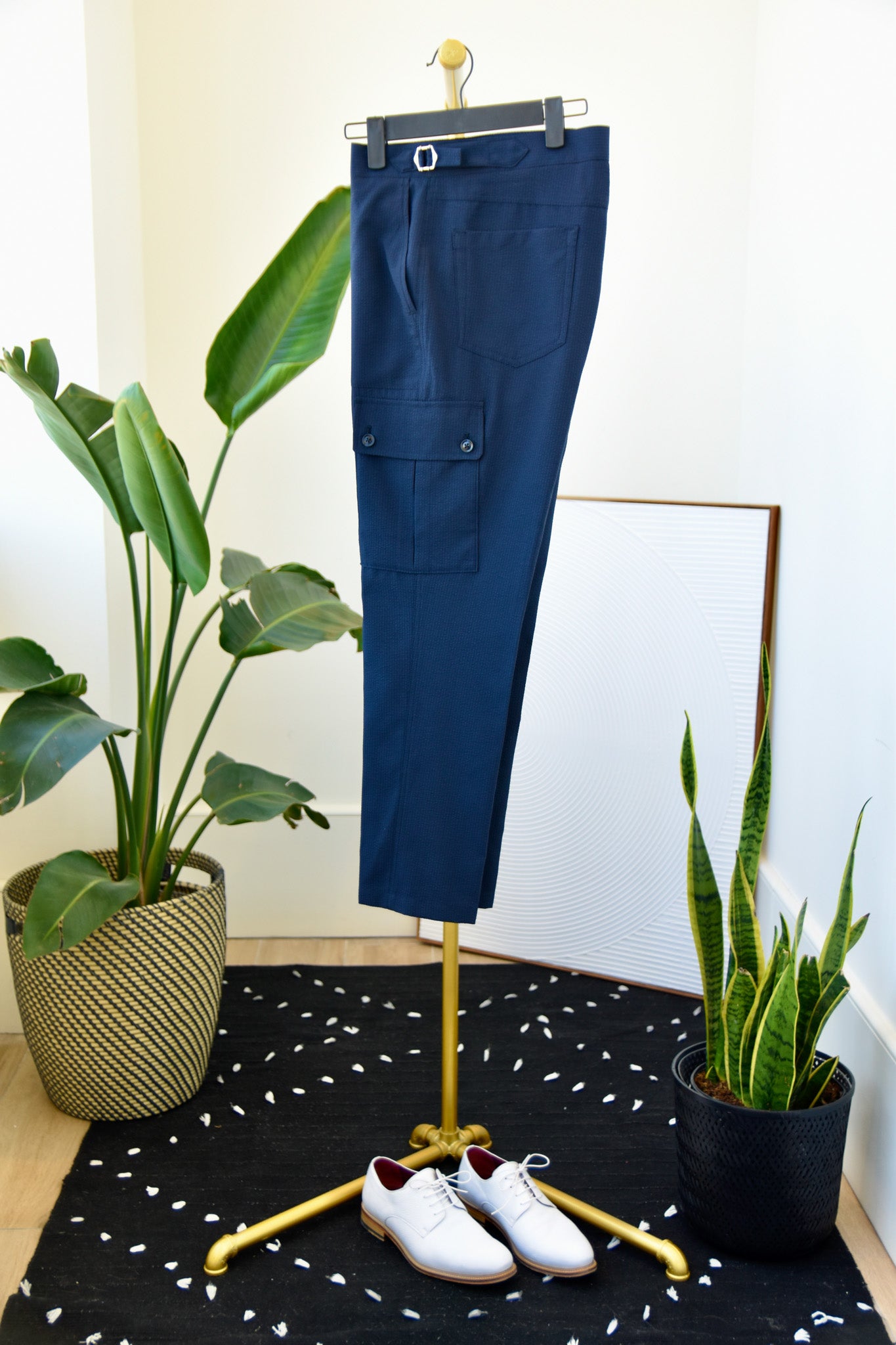 Damari x MSP - Seersucker Tracksuit (Navy)
