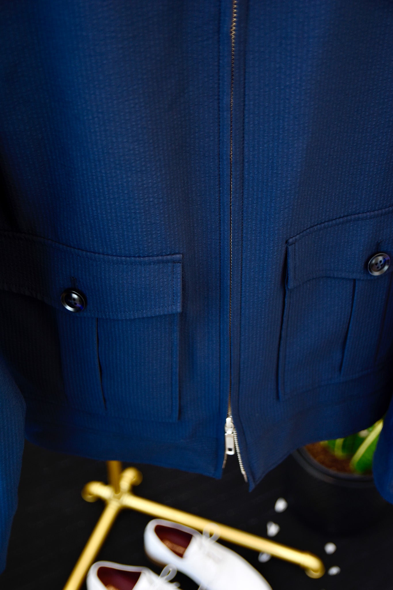 Damari x MSP - Seersucker Tracksuit (Navy)