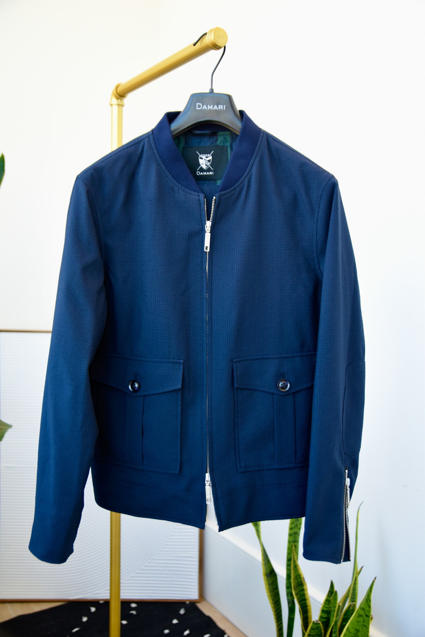 Damari x MSP - Seersucker Tracksuit (Navy)