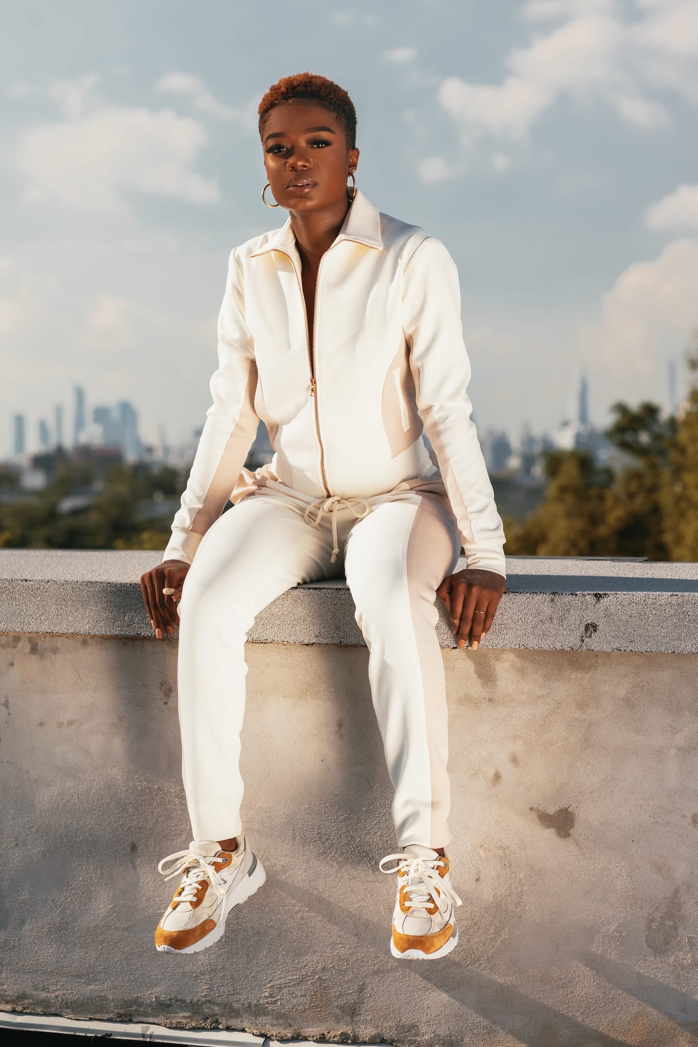 Luxe Track Suit (Cream)