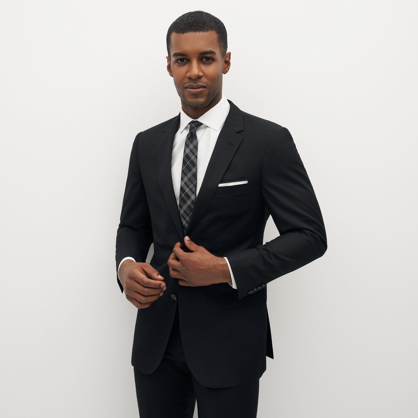 Classic Black Suit Jacket by SuitShop