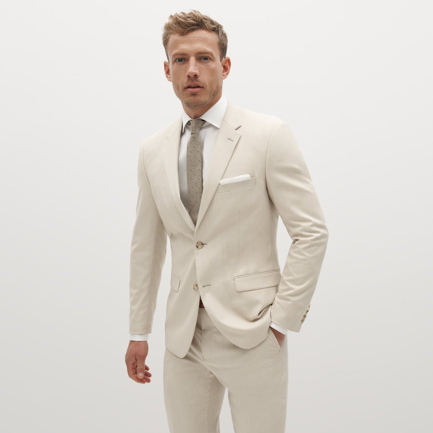 Tan Suit Jacket by SuitShop