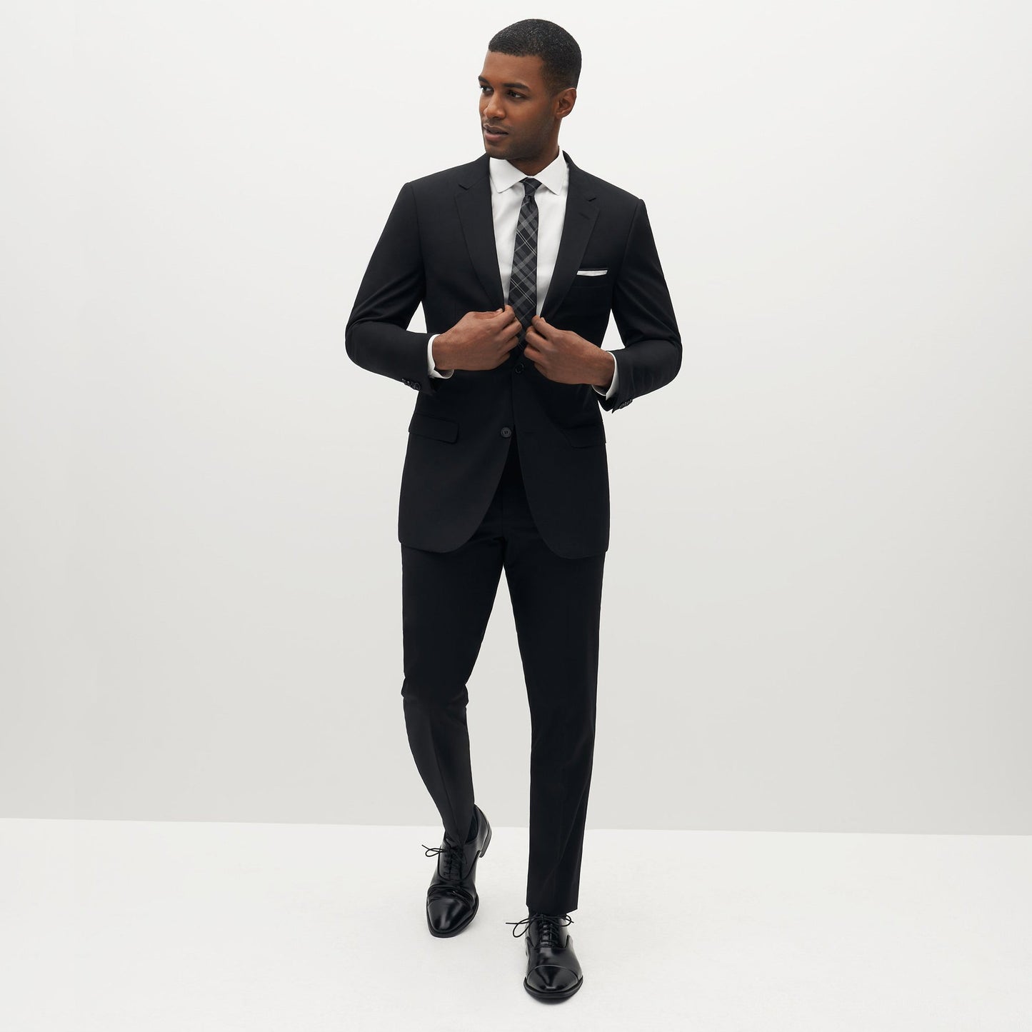 Classic Black Suit Jacket by SuitShop