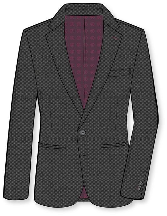 Burnley Charcoal Blazer