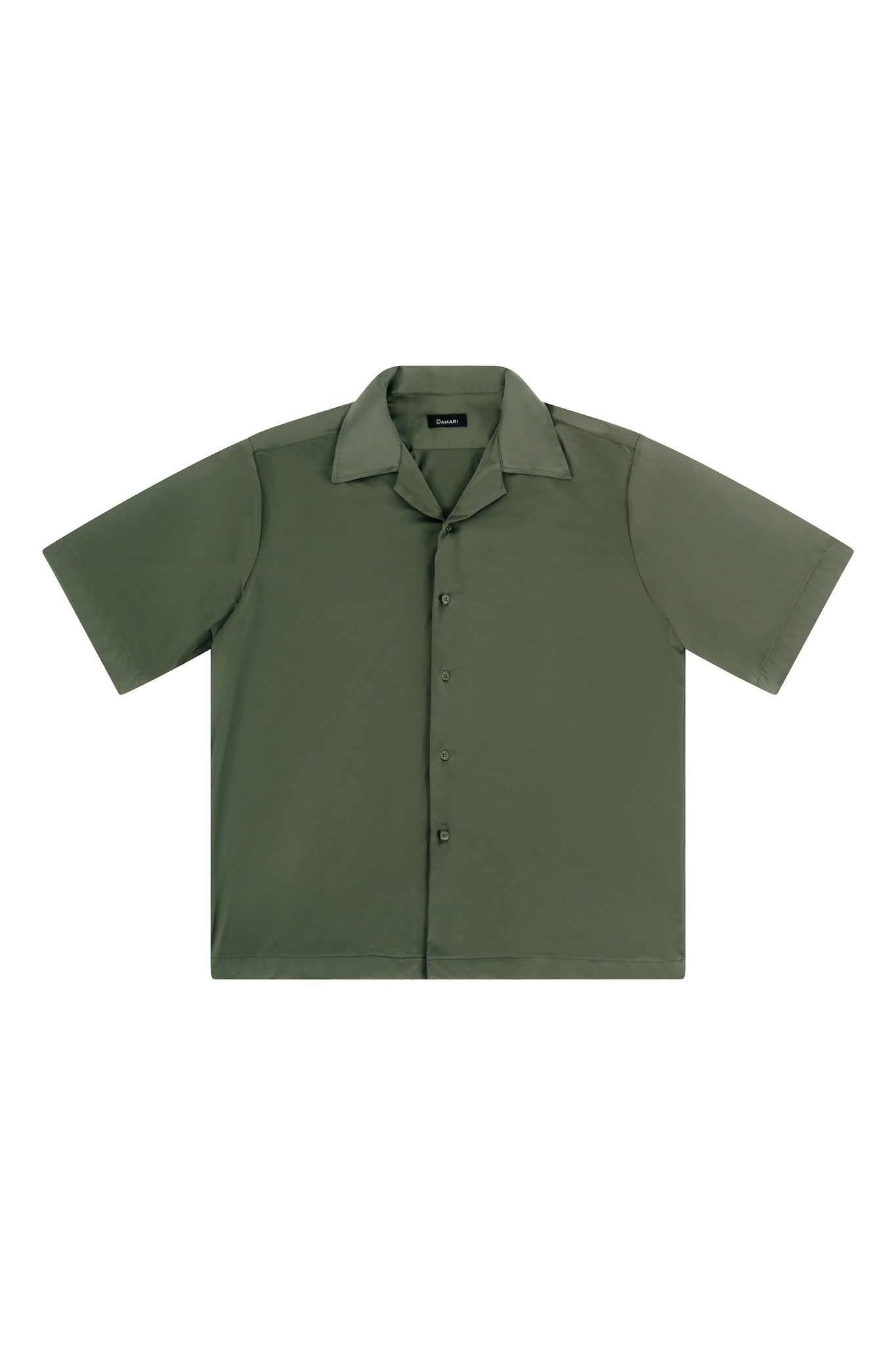 Camp Collar Short Sleeve Shirt - Silk