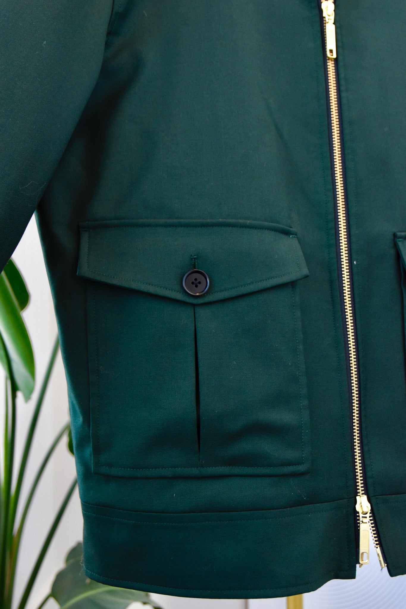 Damari x MSP - Midnight Green Bomber Jacket