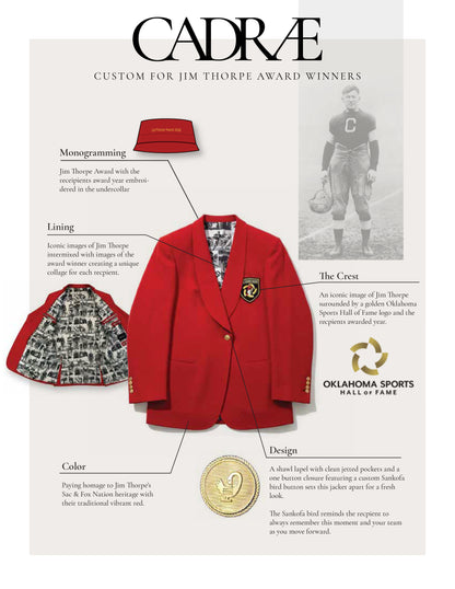 The Jim Thorpe Award Red Jacket