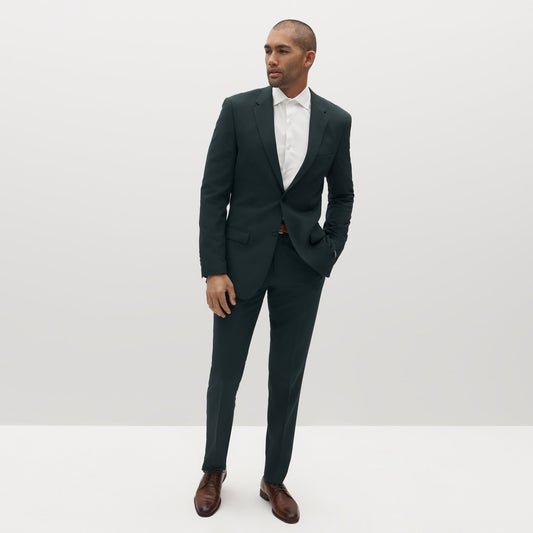 Dark Green Suit Pants by SuitShop