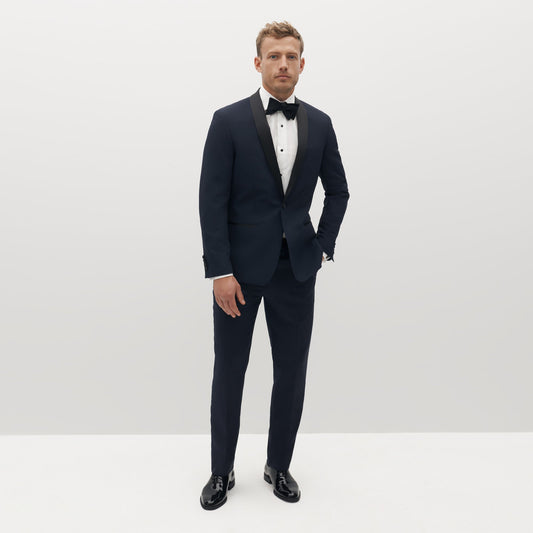 Classic Navy Tuxedo Pants by SuitShop